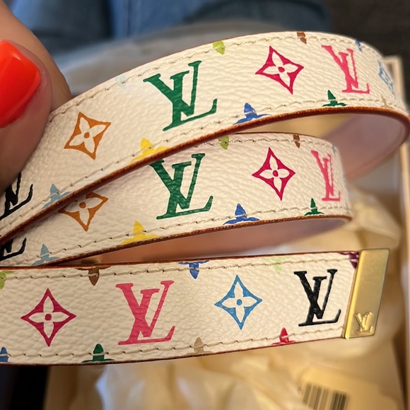 Louis Vuitton belt multi color monogram - Picture 8 of 16